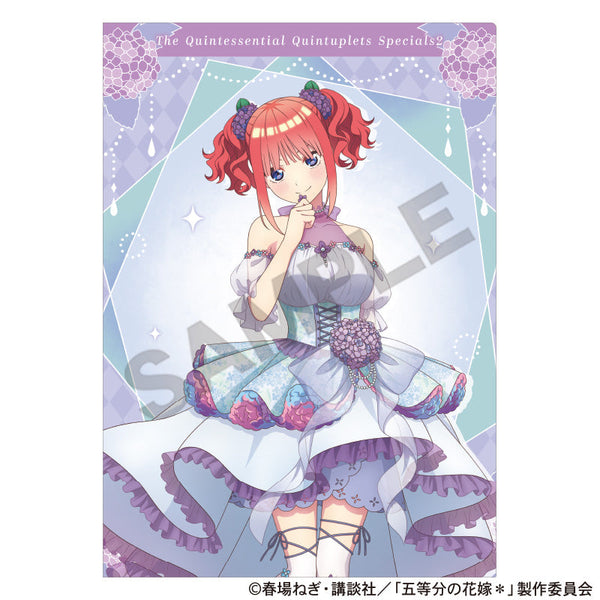 『五等分の花嫁*』シングルクリアファイル 中野二乃 紫陽花ドレス